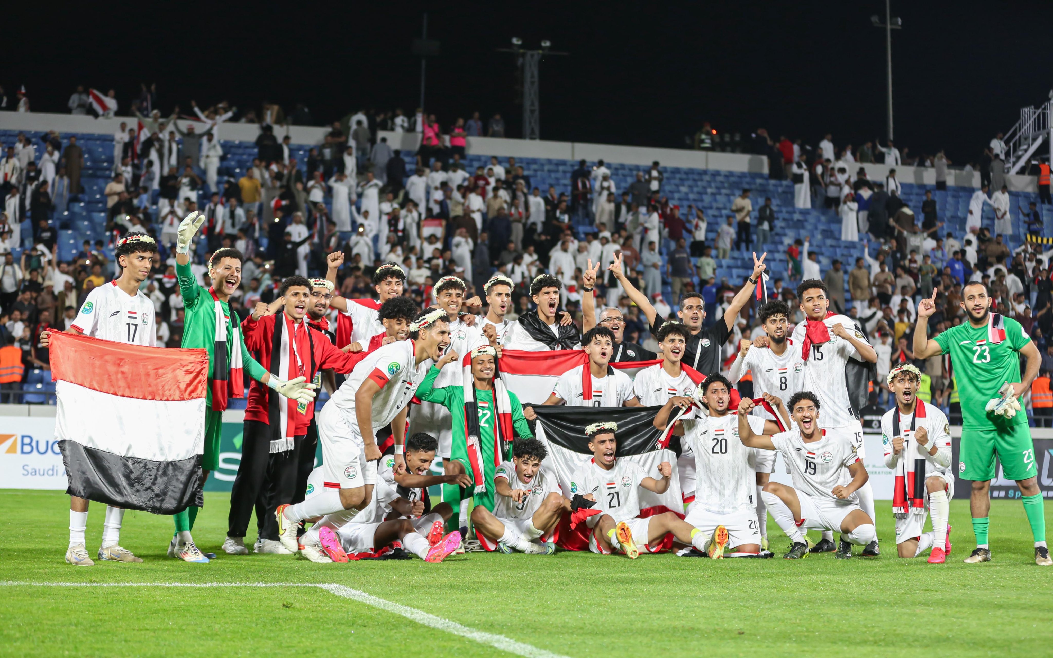منتخب اليمن يضرب موعدا مع السعودية بنهائي كأس الخليج