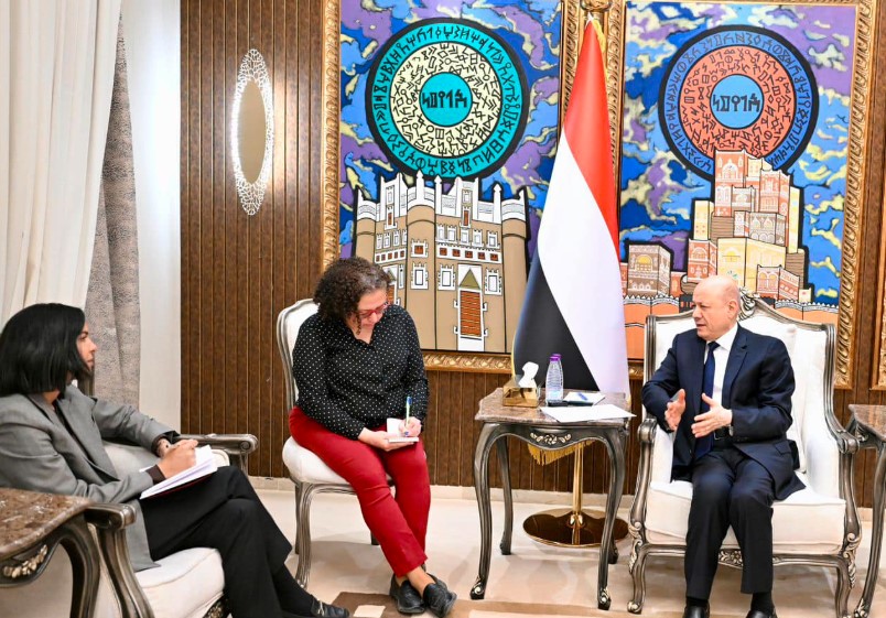 العليمي: القرارات السيادية هدفت إلى حماية مركز الدولة ومنع عسكرة السياسة