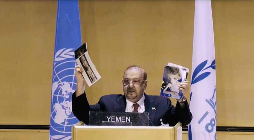 رفع صور الأطفال المجوعين.. البركاني: في غزة يباد شعب تحت أنظار عالم مترف بالصمت