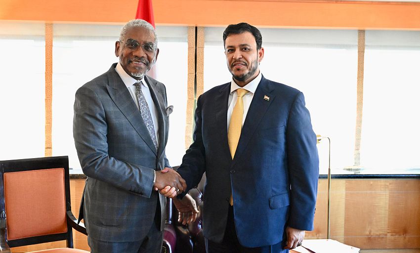نيويورك.. عبدالله العليمي يبحث مع نائب أميركي مستجدات اليمن والتهديدات الحوثية