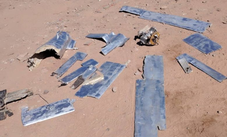 قوات الجيش تسقط مسيرة حوثية هجومية في مديرية الصفراء بصعدة