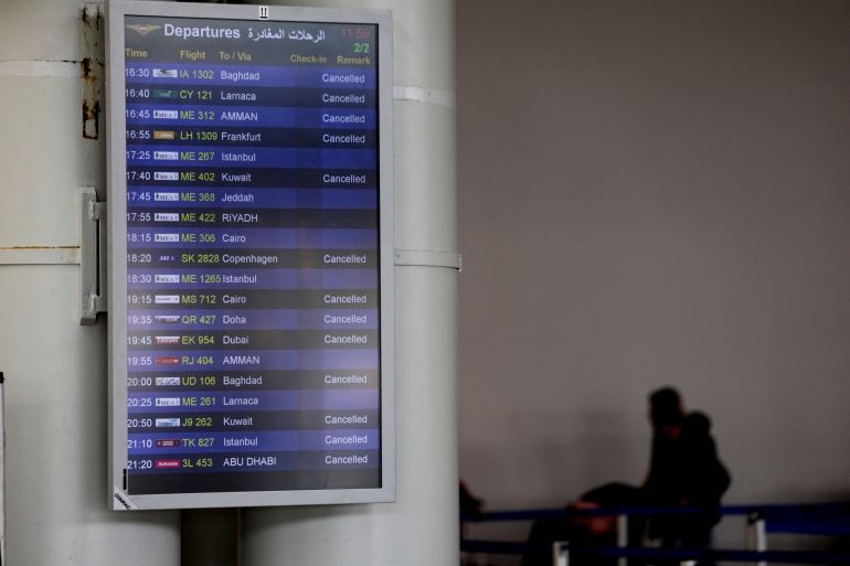 حرب إيران.. إلغاء 23 ألف رحلة جوية وطوارئ في شركات طيران لإجلاء العالقين