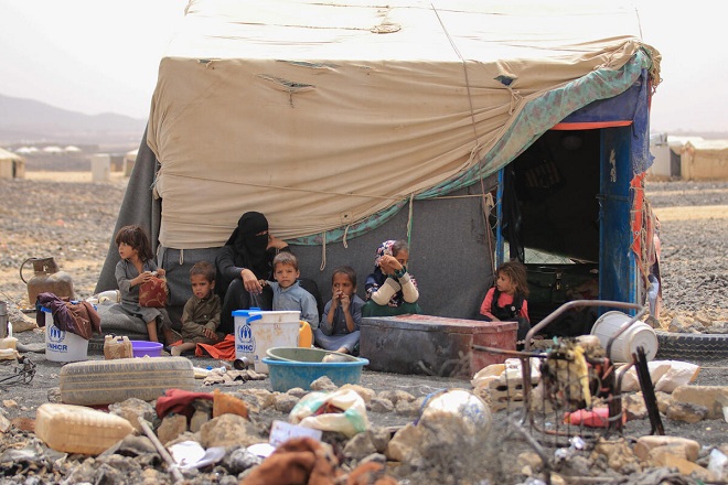 الهجرة الدولية: نزوح 24 أسرة خلال الأسبوع الماضي في اليمن