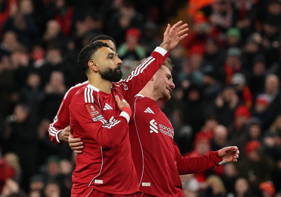 محمد صلاح يقود ليفربول لتجاوز برايتون في كأس الاتحاد الإنجليزي