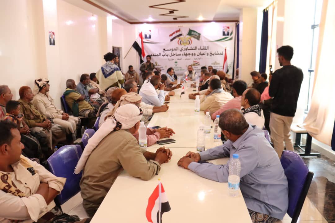 وجهاء مديريات ساحل تعز يعلنون رفد الجبهات والاستجابة للتعبئة ودعم القوات المسلحة