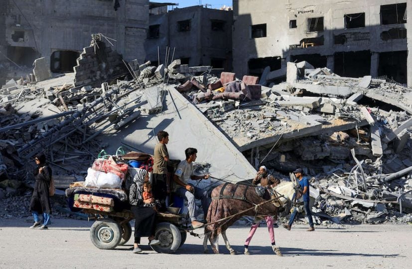 نصف مليون فلسطيني عادوا إلى مدينة غزة و90 بالمئة من القطاع مدمر