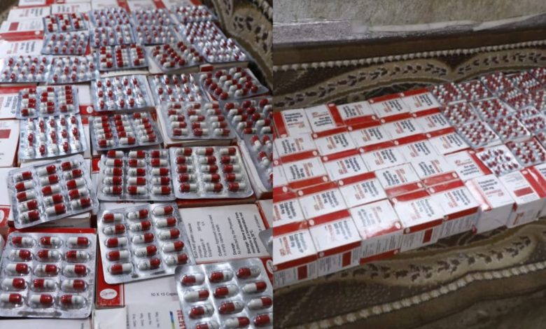 مأرب.. الأجهزة الأمنية تحبط محاولة تهريب آلاف الحبوب المخدرة