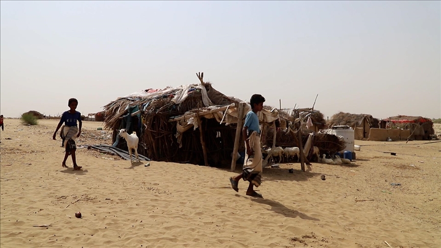 أحد مخيمات النزوح في عبس ـ ارشيفية
