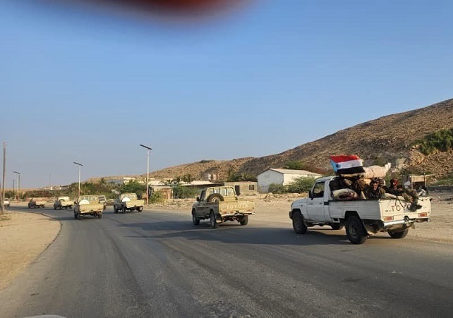 قوات الانتقالي تدفع بتعزيزات عسكرية إلى محافظة المهرة شرقي اليمن